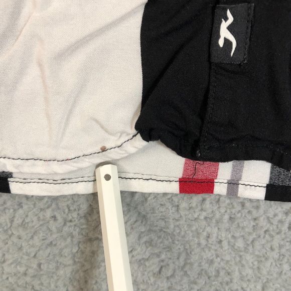 American Eagle Shirt Mens Medium White Striped Button Up Classiccore Preppy - Picture 2 of 9